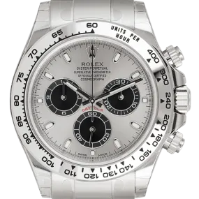 Rolex Daytona 18ct White Gold with Steel and Black Dial 116509