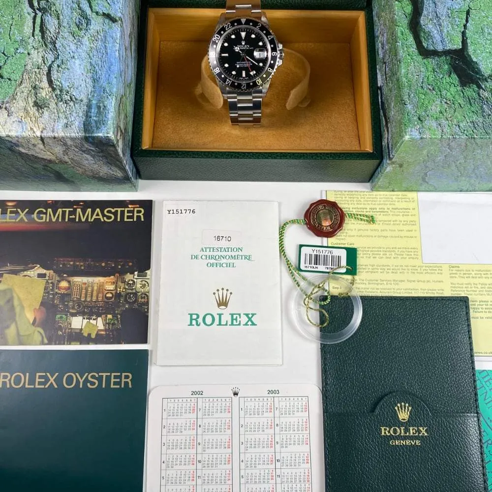 Rolex GMT Master II 16710 Black (2002)
