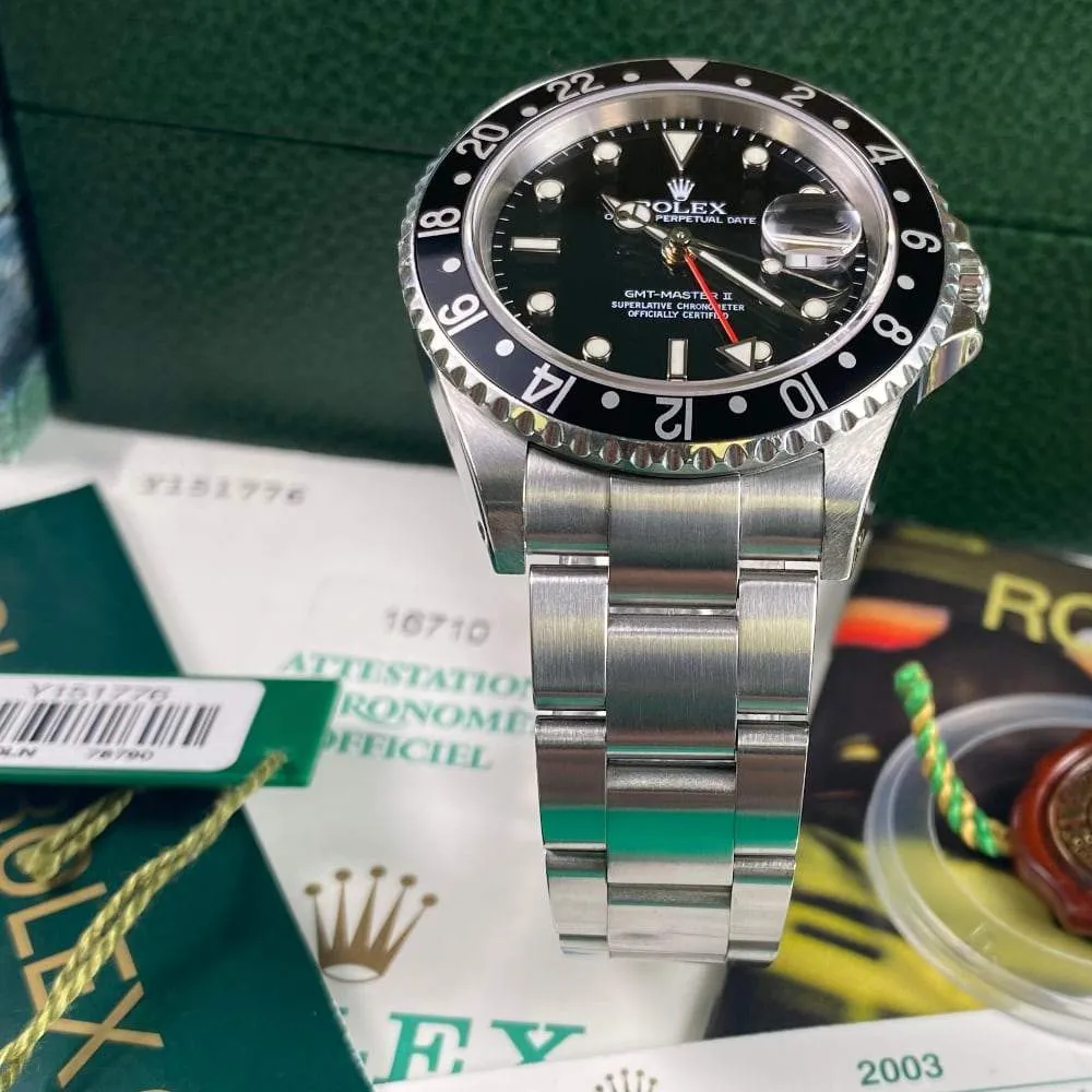 Rolex GMT Master II 16710 Black (2002)