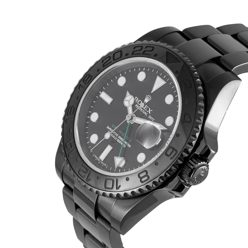 Rolex GMT-Master II Custom Black PVD Coating 116710LN