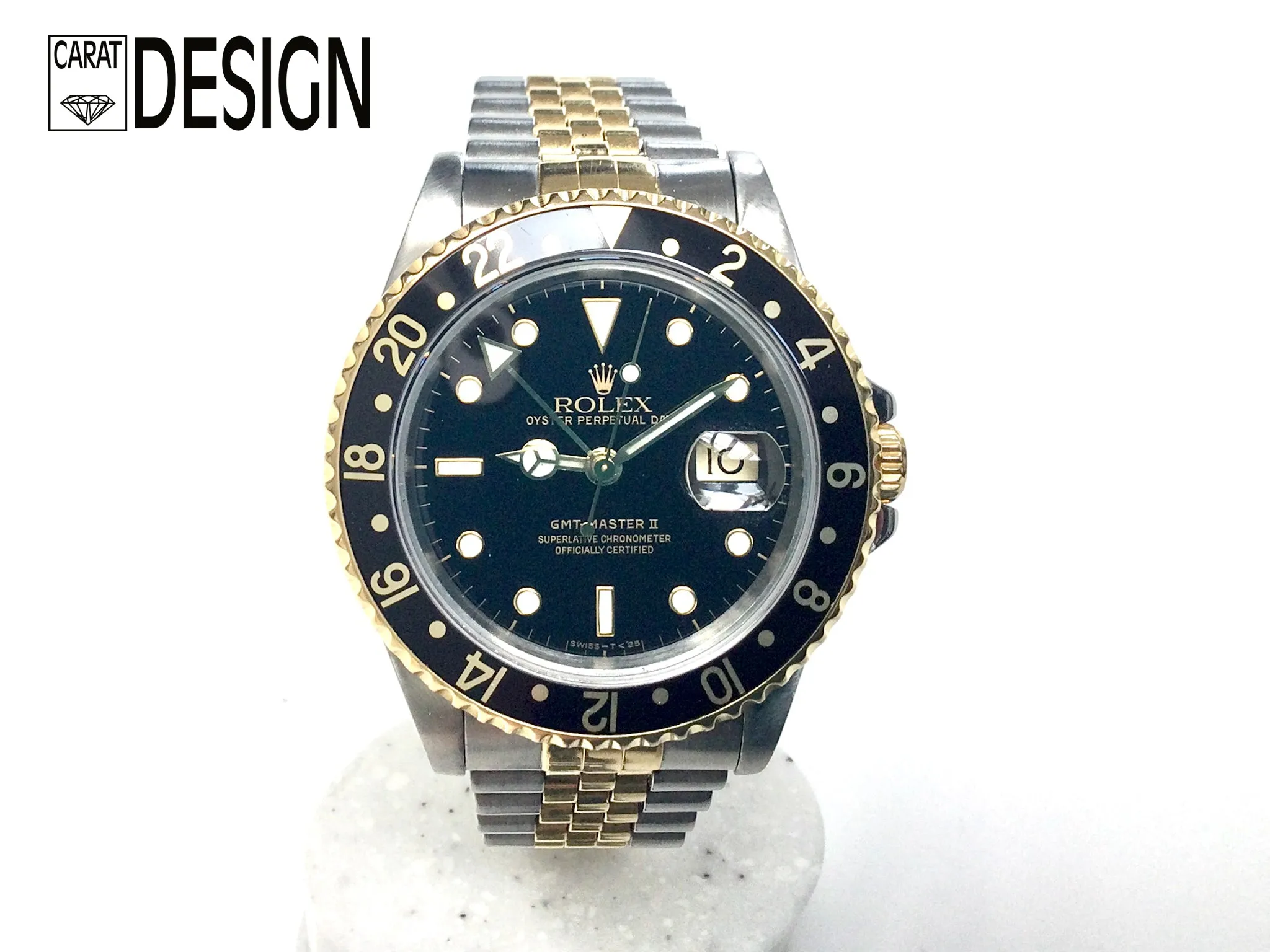 Rolex GMT Steel Gold