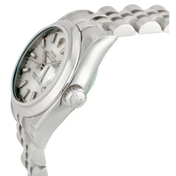 Rolex Lady Datejust 26 Silver Dial Stainless Steel Jubilee Bracelet Automatic Watch 179160SSJ