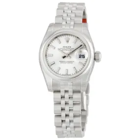 Rolex Lady Datejust 26 Silver Dial Stainless Steel Jubilee Bracelet Automatic Watch 179160SSJ
