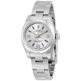 Rolex Lady Oyster Perpetual 26 Silver Dial Stainless Steel Oyster Bracelet Automatic Watch 176200SABLSO