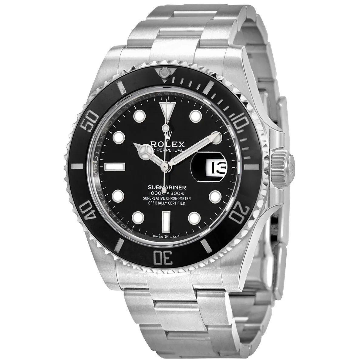 Rolex Submariner Automatic Chronometer Black Dial Men's Watch BKSO 126610LN
