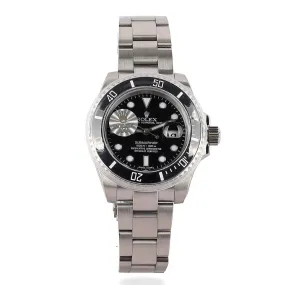 Rolex Submariner Black Screen Stainless Men Watch