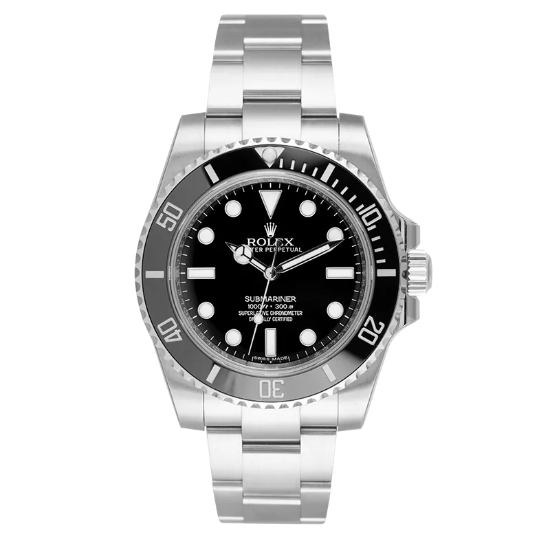 Rolex Submariner Stainless Steel Black/Index 114060