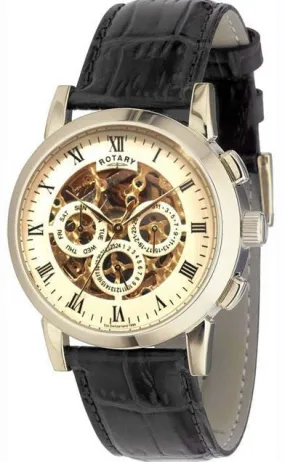 ROT Watch Gents Skeleton Strap
