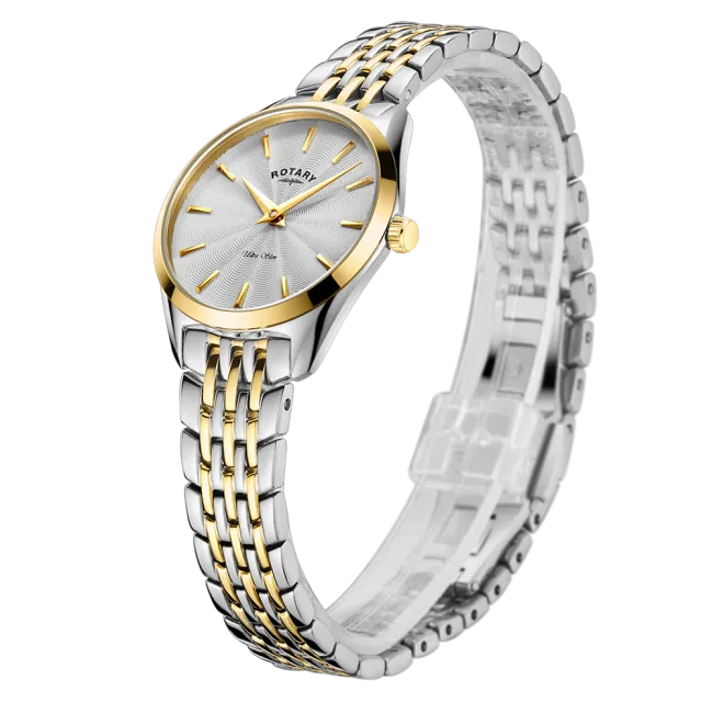 Rotary Ladies Two-Tone 'Ultra-Slim' Watch