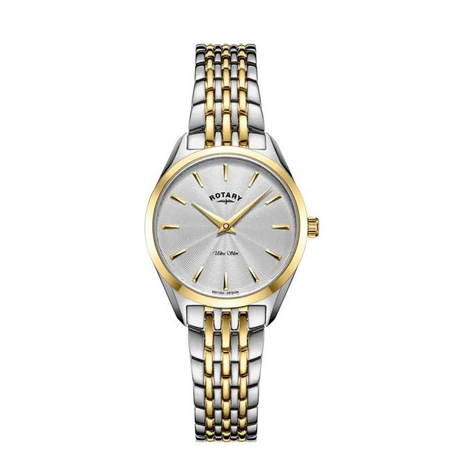 Rotary Ladies Two-Tone 'Ultra-Slim' Watch