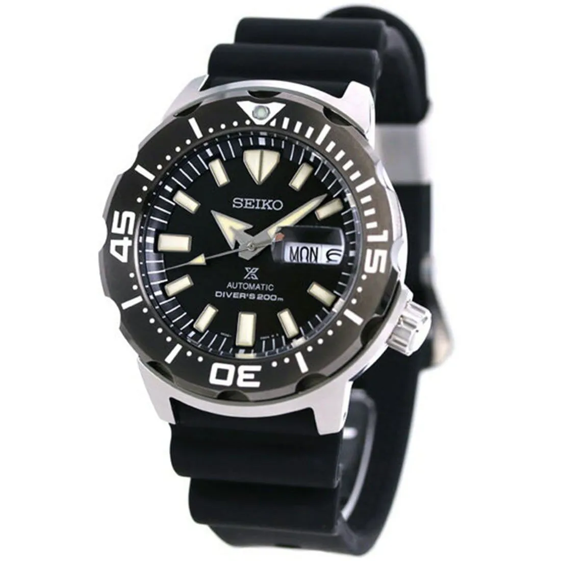 SBDY035 Seiko Prospex Monster 200M Analog Automatic Mens Dive Watch