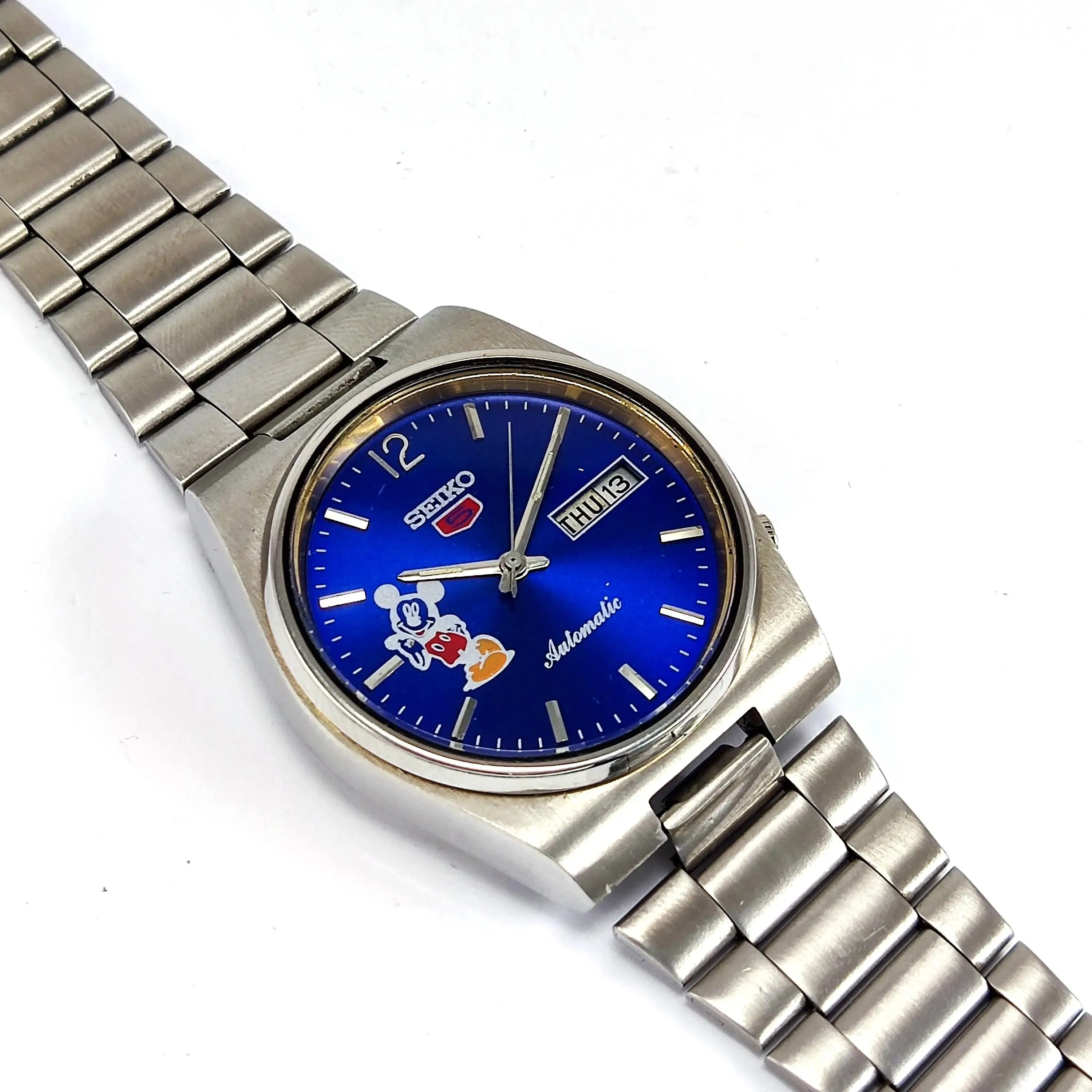 Seiko 5 Automatic-6309A Blue Dial 17 Jewels Day Date Men's Mechanical Watch