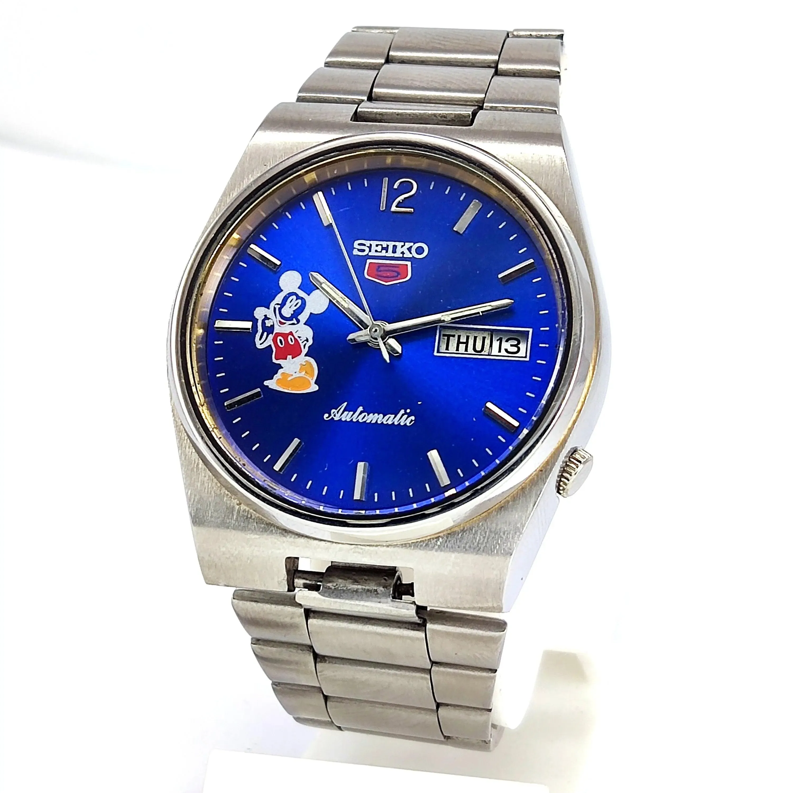 Seiko 5 Automatic-6309A Blue Dial 17 Jewels Day Date Men's Mechanical Watch
