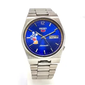Seiko 5 Automatic-6309A Blue Dial 17 Jewels Day Date Men's Mechanical Watch