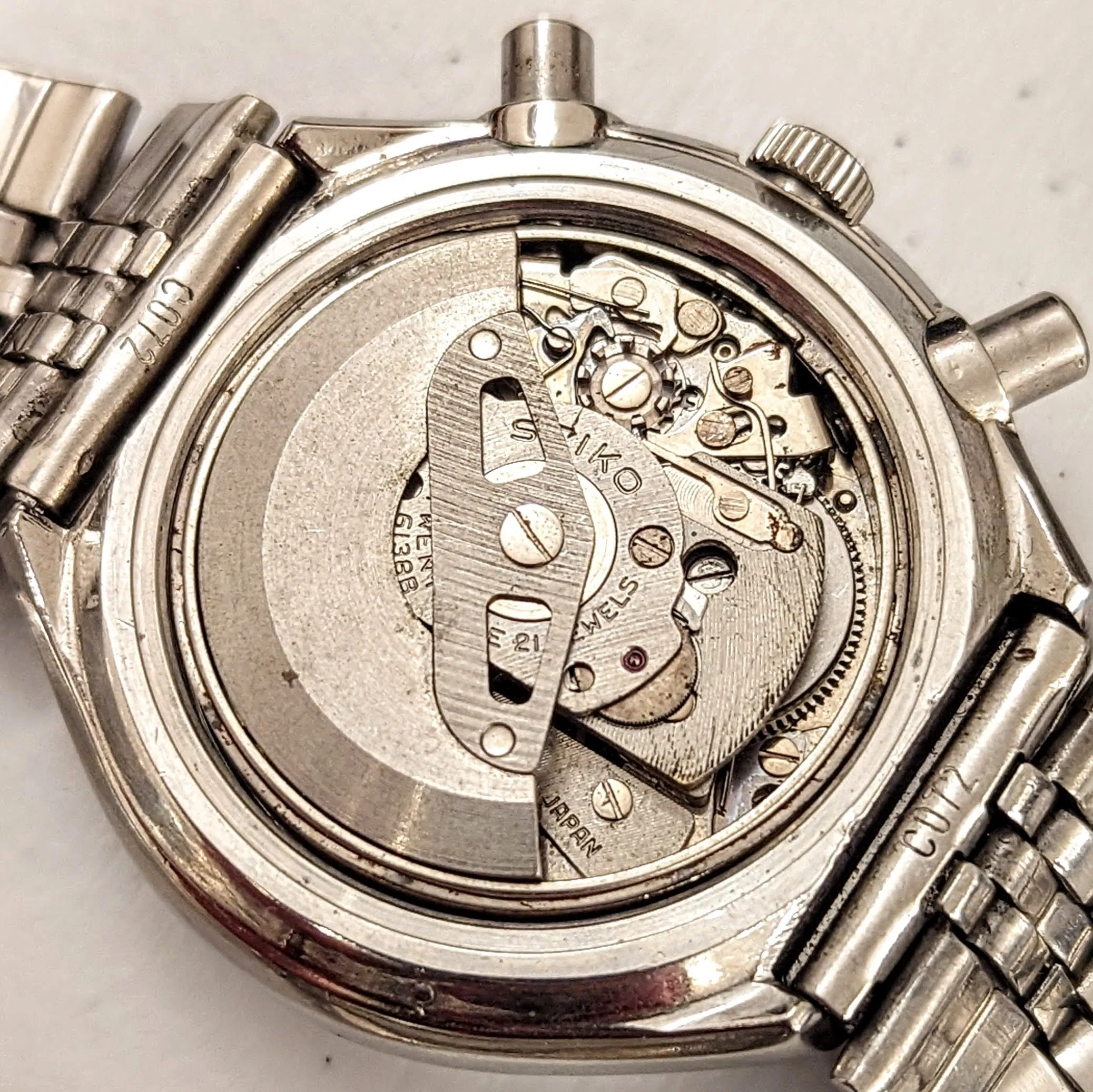 SEIKO John Player Special Watch Chronograph Automatic Wristwatch