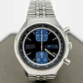 SEIKO John Player Special Watch Chronograph Automatic Wristwatch