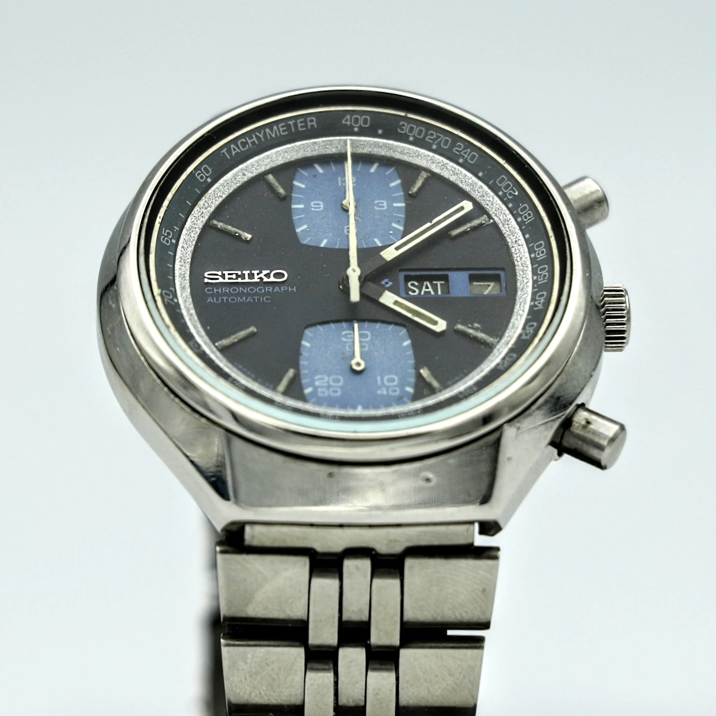 SEIKO John Player Special Watch Chronograph Automatic Wristwatch