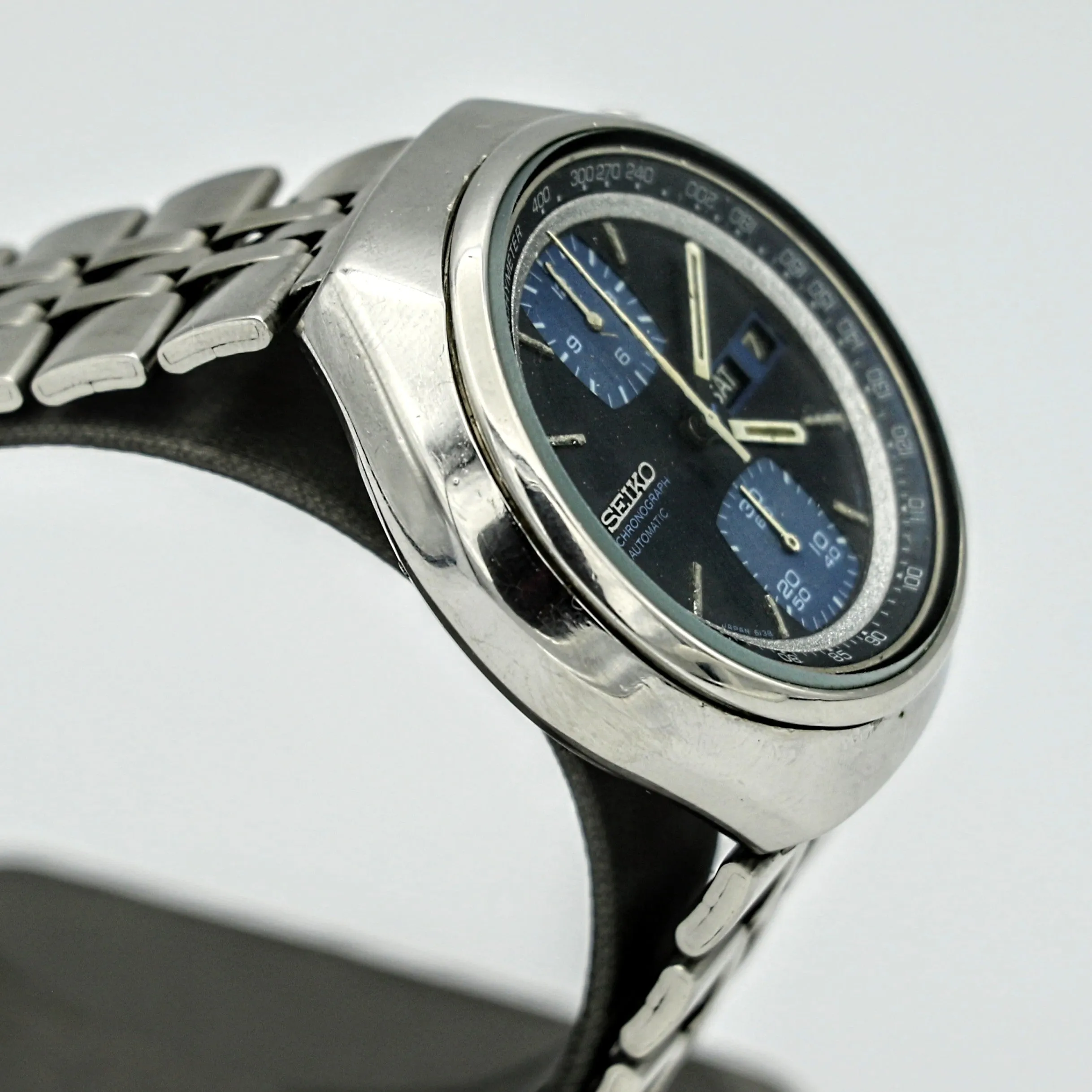 SEIKO John Player Special Watch Chronograph Automatic Wristwatch