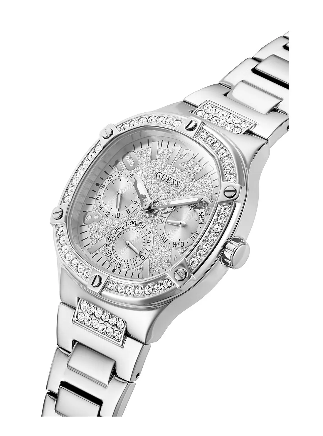 Silver Duchess Crystal Glitz Watch