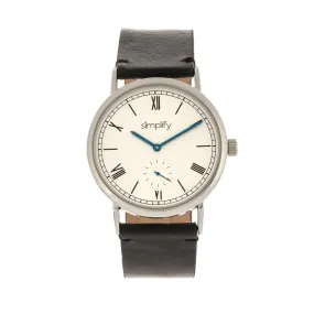 Simplify The 5100 Leather-Band Watch
