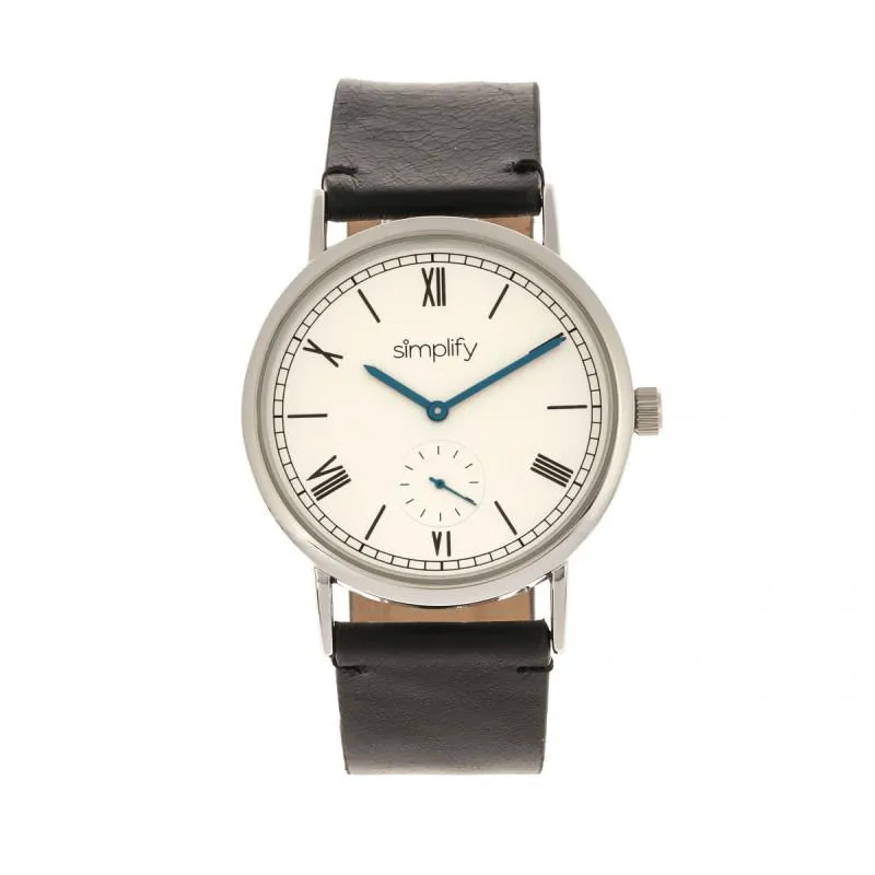 Simplify The 5100 Leather-Band Watch