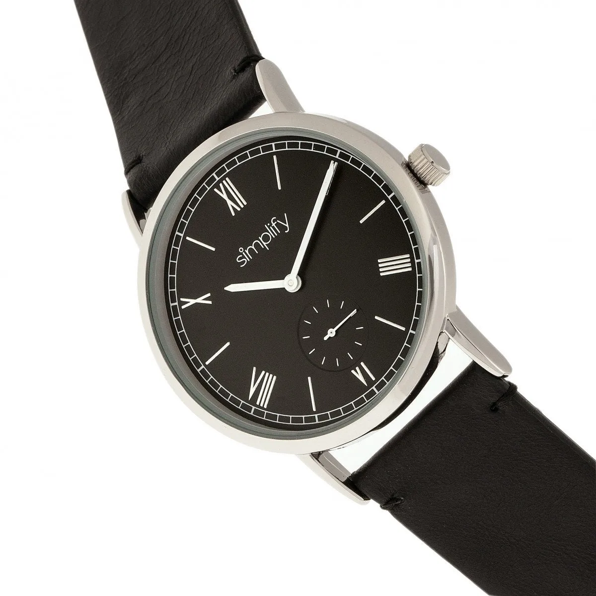 Simplify The 5100 Leather-Band Watch