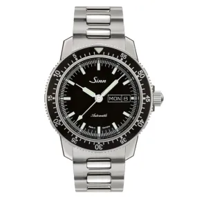Sinn 104 St Sa I Automatic Sports Watch - Black Dial - Solid Bracelet