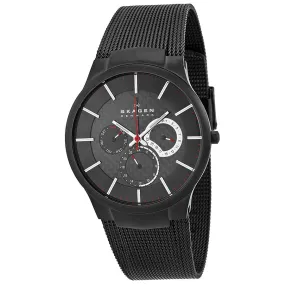 Skagen Black Titanium Multifunction Men's Watch 809XLTBB