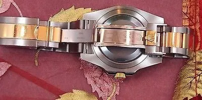 Sold!!! Rolex GMT-MASTER II 116713 Two Tone 18K Yellow Gold SS Ceramic Bezel Box Papers
