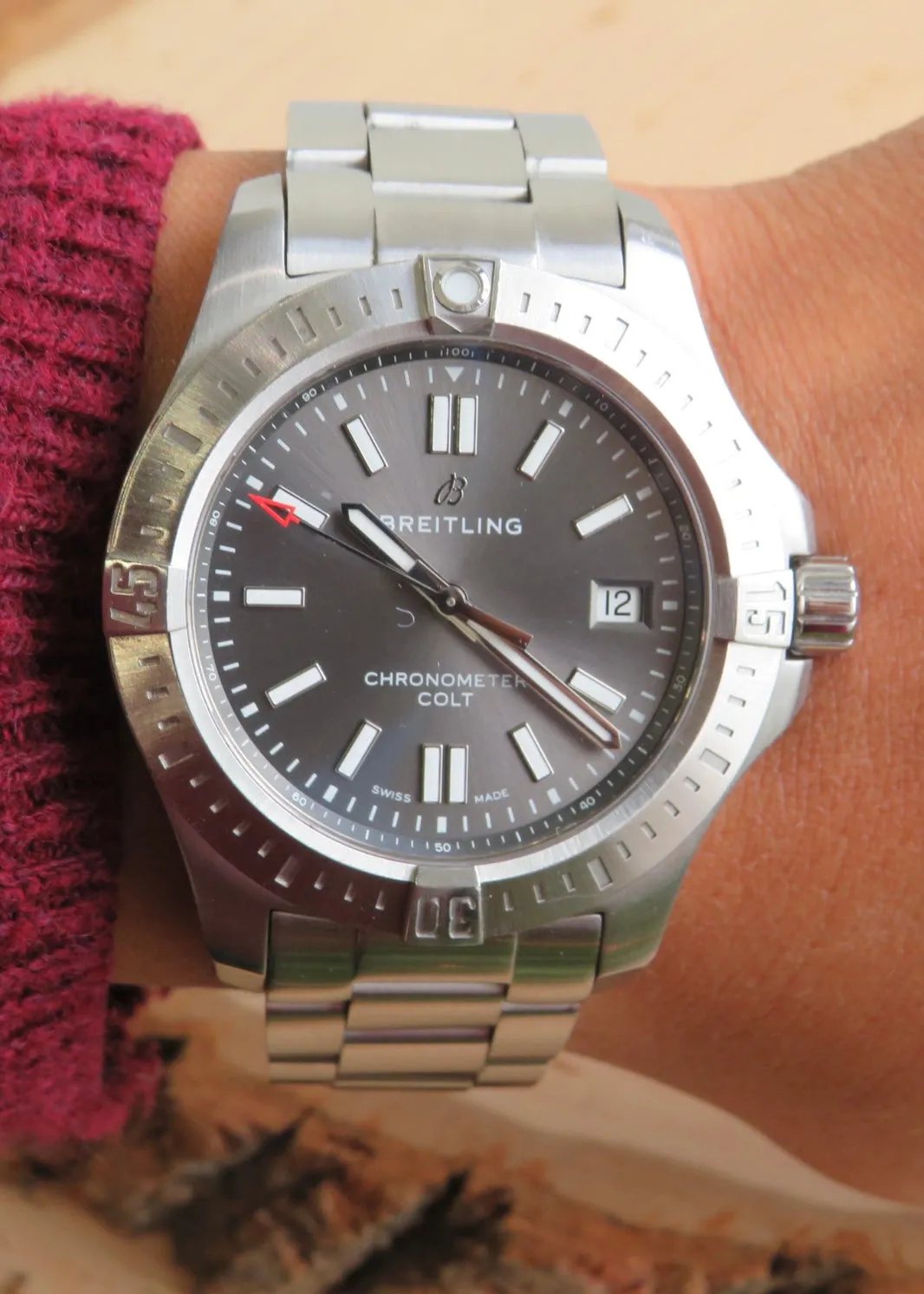 Stainless Steel Breitling Colt