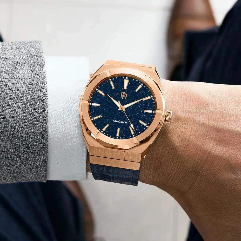 Star Dust I Rose Gold Leather