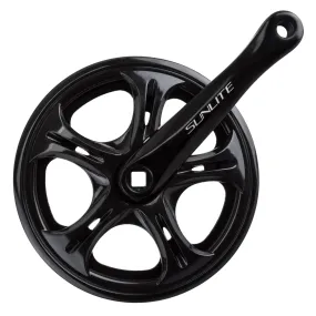 SunLite Big City 52T 170mm x 3/32 Square Taper Crankset Black - Live 4 bikes