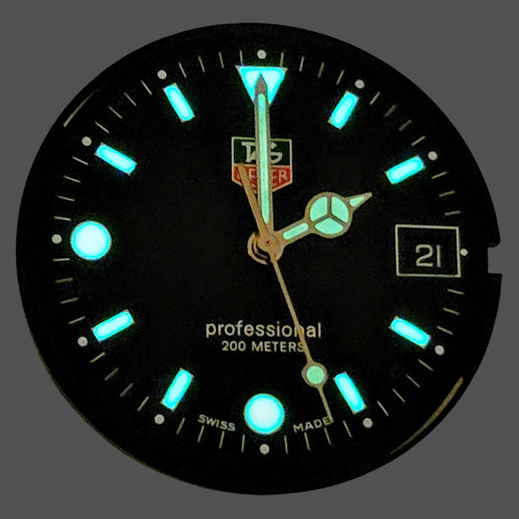 TAG HEUER Professional 200M Dive Watch 929.206D 1500 Series