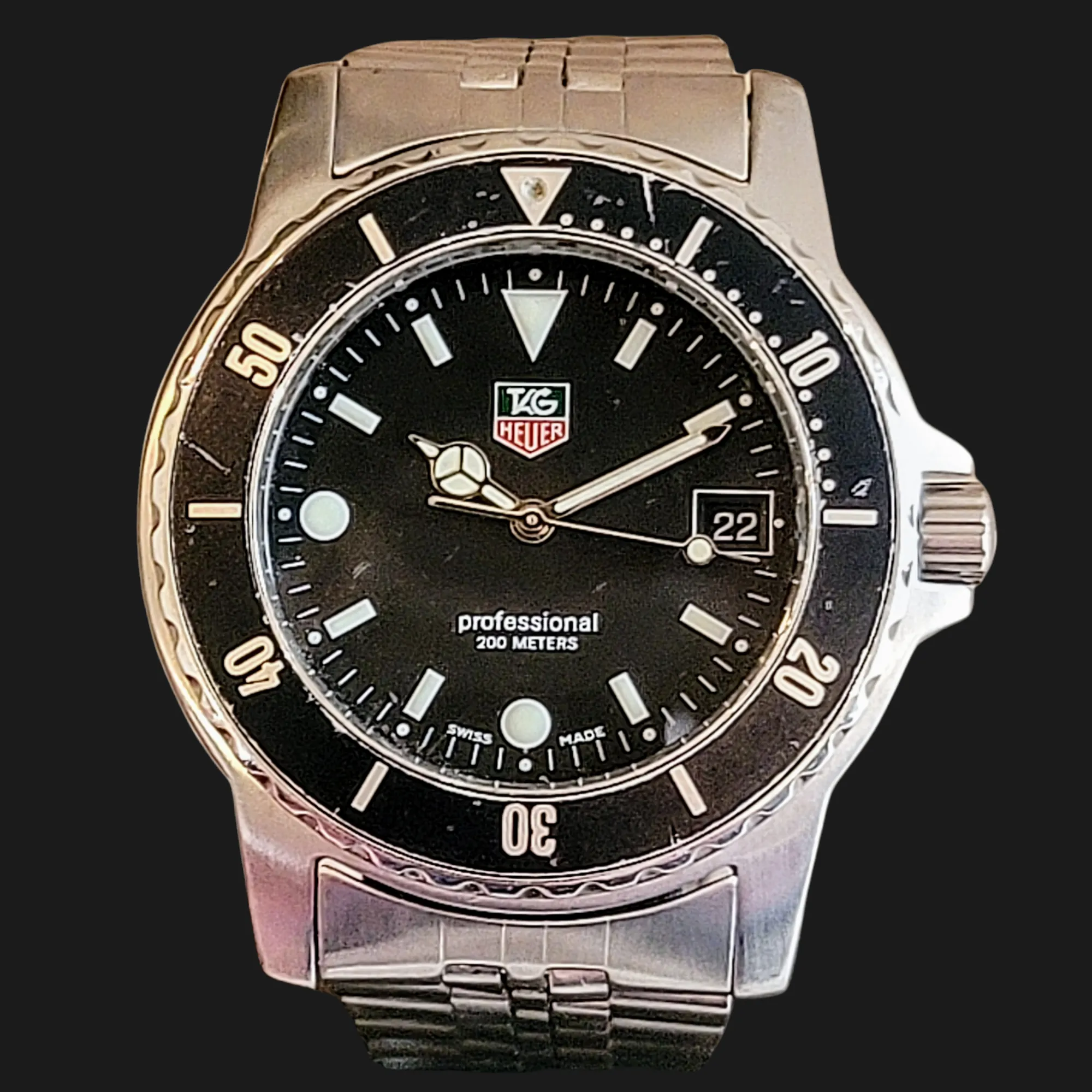 TAG HEUER Professional 200M Dive Watch 929.206D 1500 Series