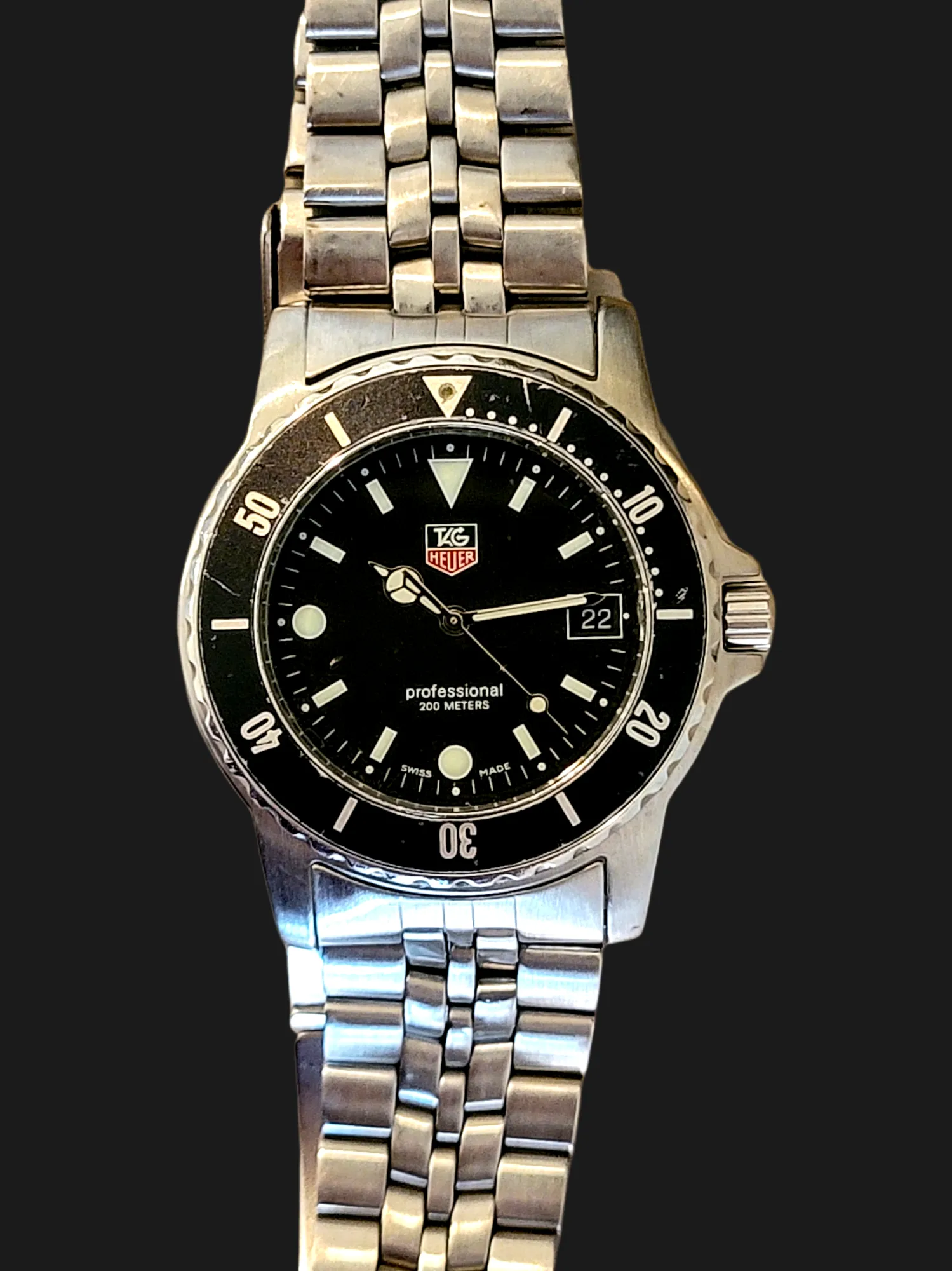 TAG HEUER Professional 200M Dive Watch 929.206D 1500 Series