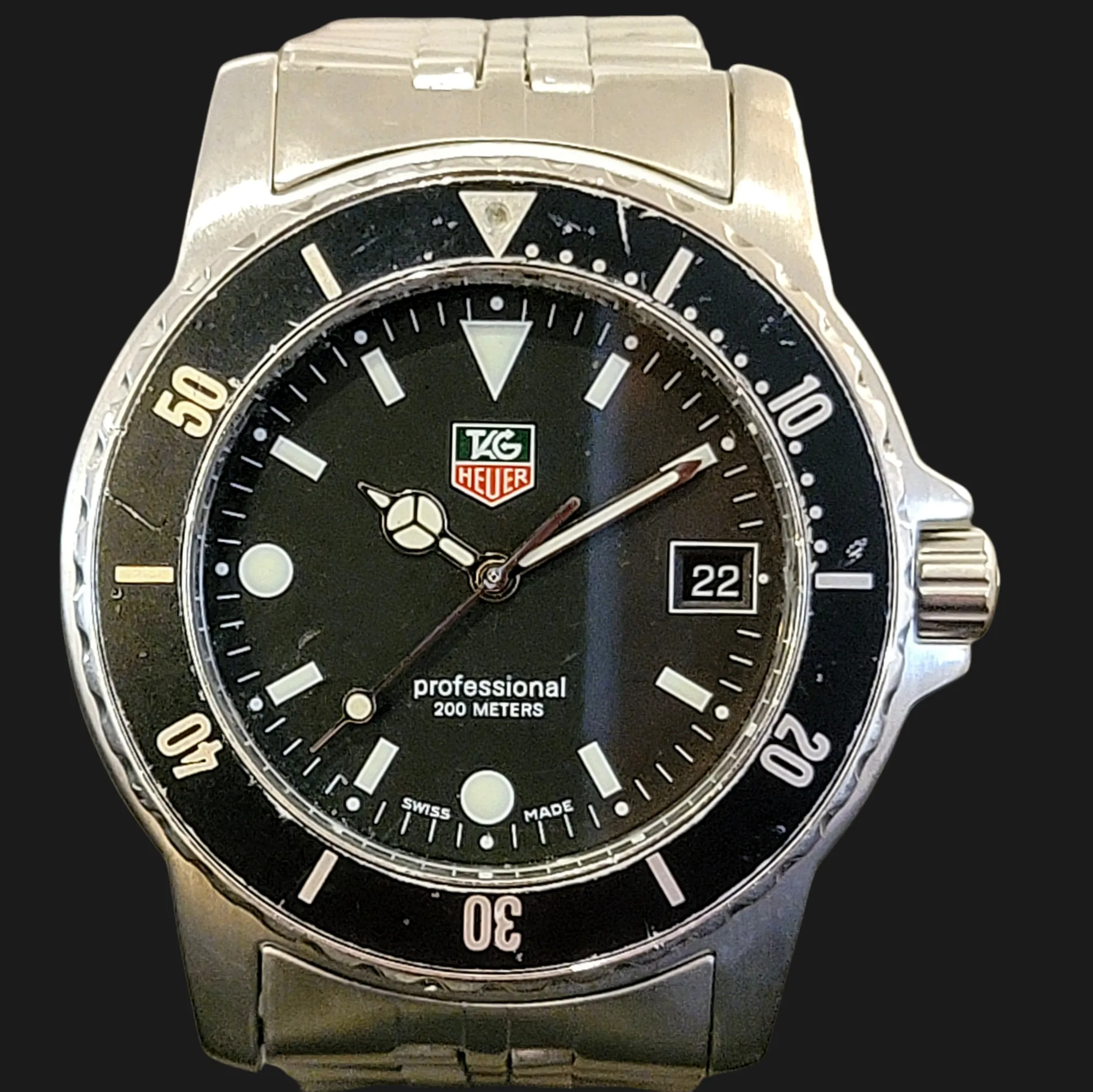 TAG HEUER Professional 200M Dive Watch 929.206D 1500 Series