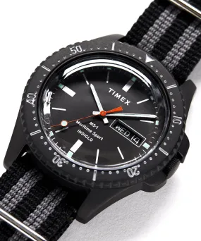 Timex   Todd Snyder Maritime Sport MS1 Watch in Black 41mm