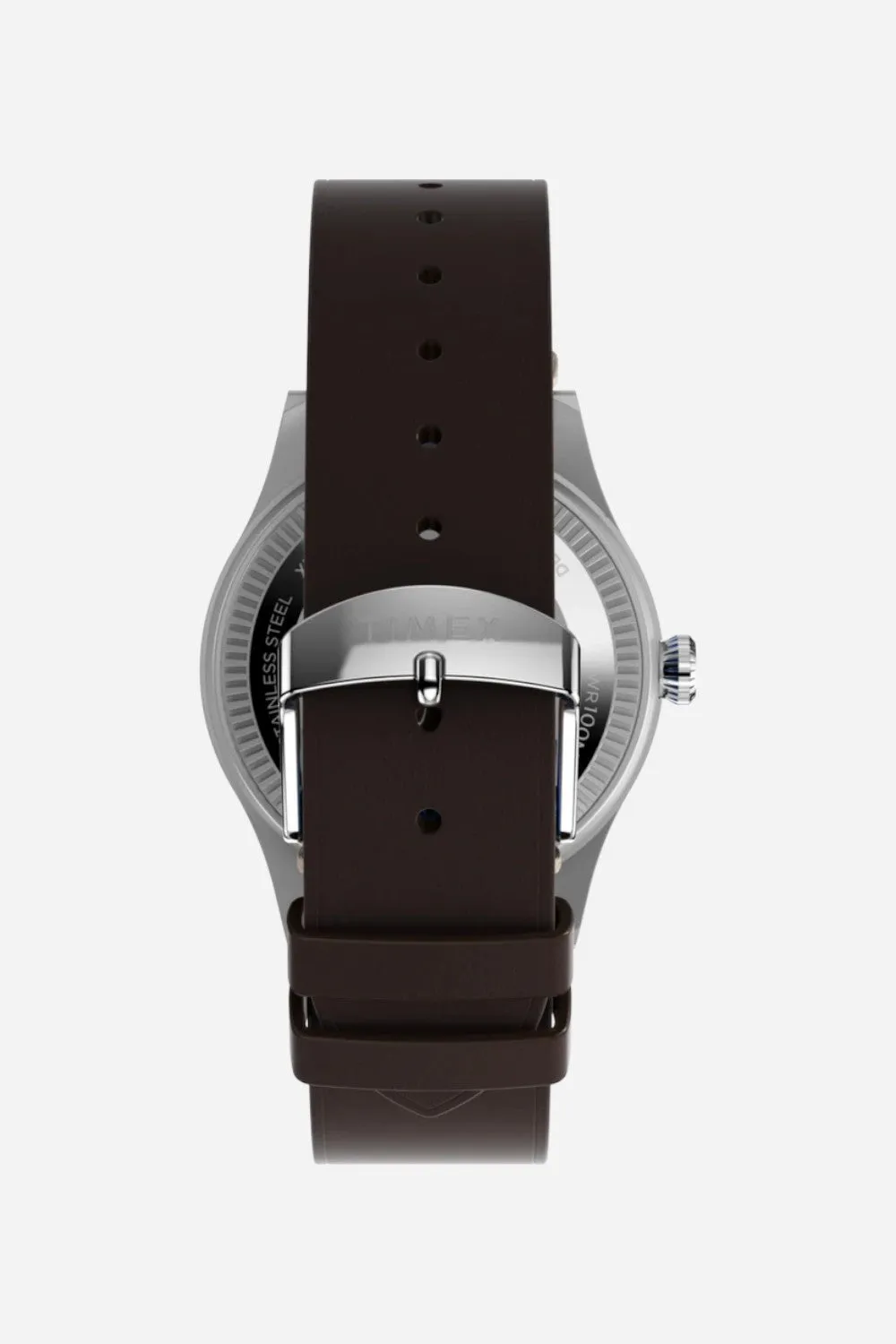 Timex Waterbury GMT x Pan Am® 39mm Leather Strap Watch