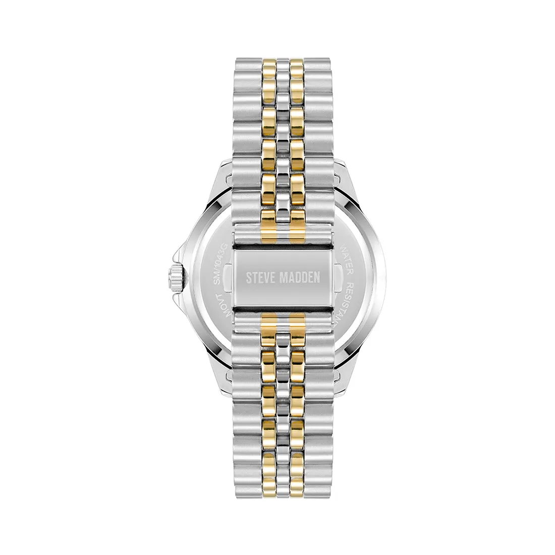 TWO TONE CLASSIC WATCH SILVER MULTI