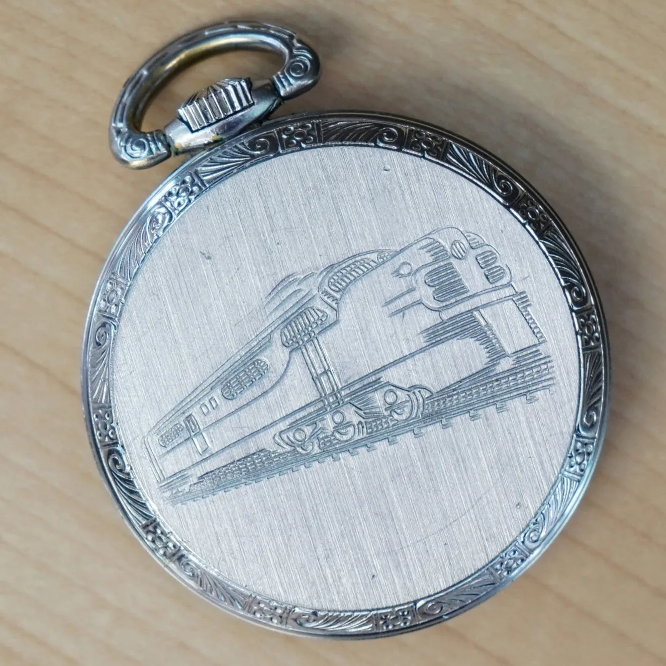 Vintage C. H. Kittle Ripley West VA Swiss Made Railroad Style Pocket Watch 17 Jewels
