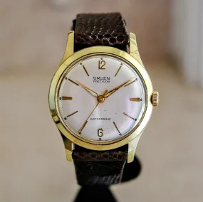 Vintage GRUEN Precision Wristwatch 17 Jewels Swiss Caliber N510SS Watch