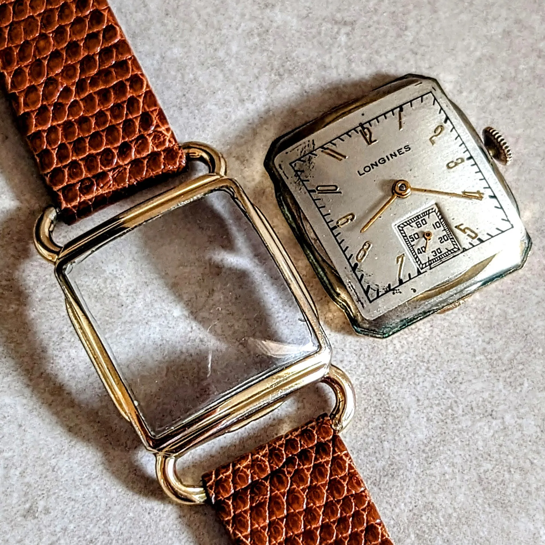 Vintage Longines Wristwatch Swiss Caliber 10.68Z 17 Jewels Fancy Lugs Watch