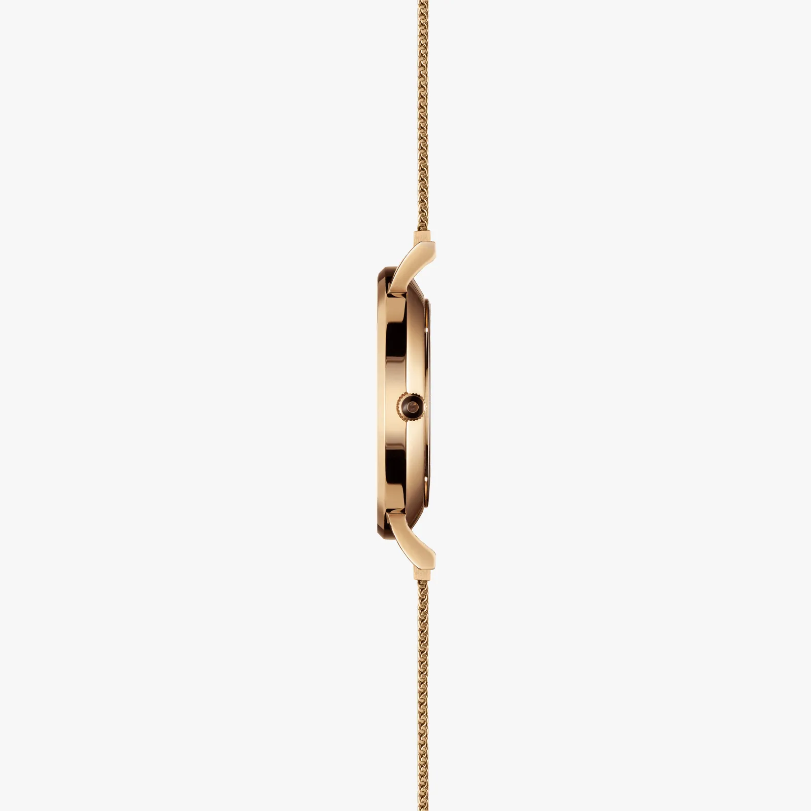 White   Rose Gold Solar Classic (Rose Gold Mesh Metal)