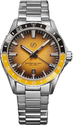 Zelos Spearfish GMT Bumblebee