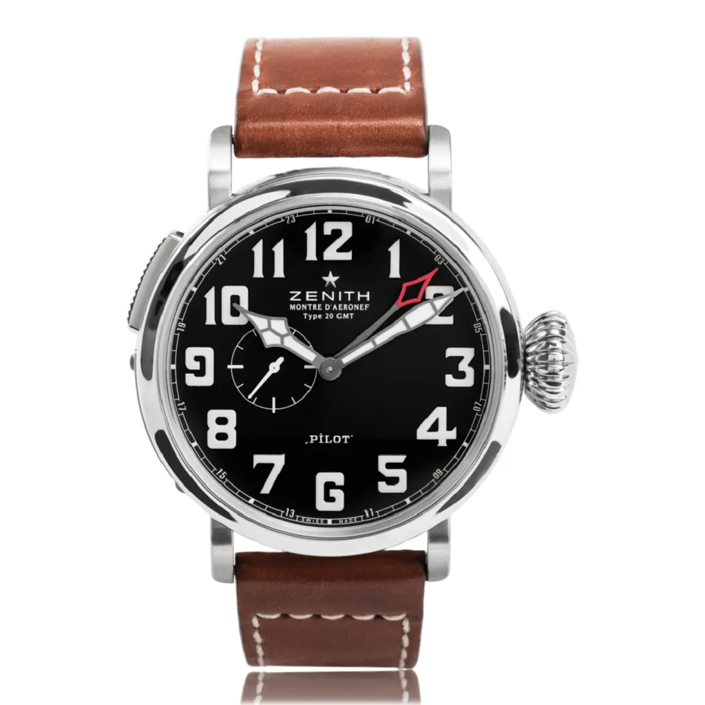 ZENITH Pilot Montre D’Aéronef Type Mens Watch 20 GMT 03.2430.693/21.C723