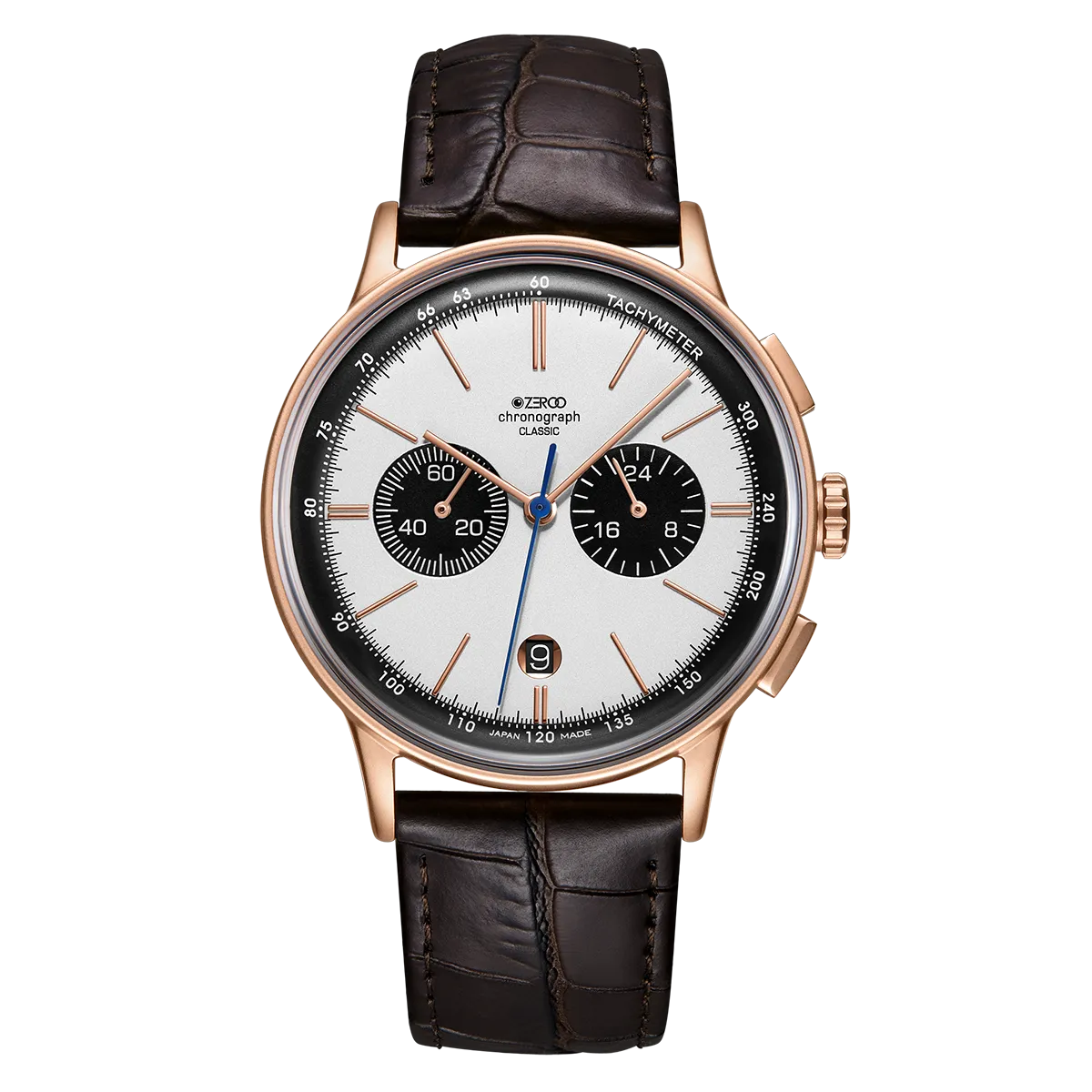 ZEROO C2 THE VIRGO CLASSIC MOONPHASEQUARTZ WATCH FOR GENTS - ZC003RWB