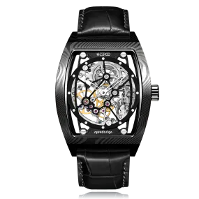 ZEROO M1D Damascus Steel THE AURIGA SKELETON MECHANICALAUTOMATIC WATCH FOR GENTS - ZM001DBBK