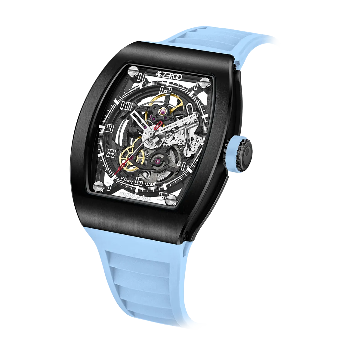 ZEROO M2 THE SUBARU SKELETON MECHANICAL AUTOMATICAUTOMATIC WATCH FOR GENTS - ZM002BLB