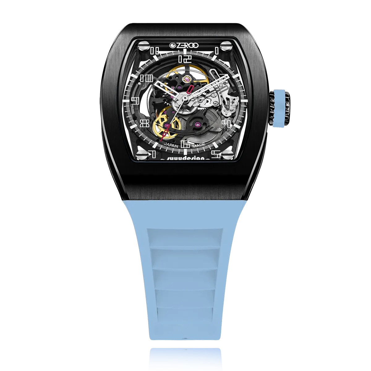 ZEROO M2 THE SUBARU SKELETON MECHANICAL AUTOMATICAUTOMATIC WATCH FOR GENTS - ZM002BLB