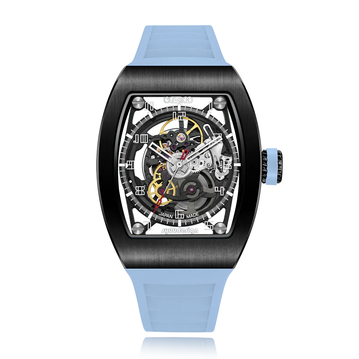 ZEROO M2 THE SUBARU SKELETON MECHANICAL AUTOMATICAUTOMATIC WATCH FOR GENTS - ZM002BLB